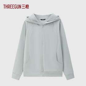 Threegun三枪 毛圈连帽女外套-T80128A01