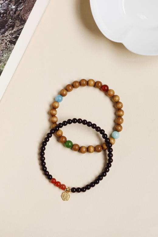 紫檀-金丝楠木【景诺】4mm 38颗6mm 24颗 商品图0