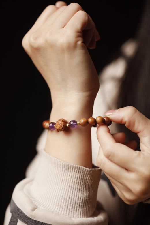 老山檀香原创[聚宝盆】8mm18颗 商品图8