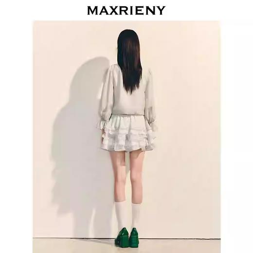 玛克门店发货：泡泡连衣裙收腰伞摆荷叶边蓬蓬裙子MS86DR078 商品图3