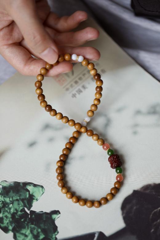 金丝楠木【筠深】手串6mm 50颗 商品图3