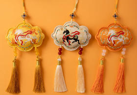 香包系列：TT153°马到福来香囊