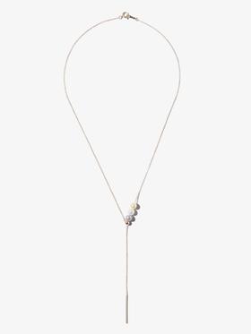 订购10周到｜Mizuki-Sea of Beauty-美丽之海 糖果 三颗 三色 Akoya珍珠 可滑动 项链［美国设计师］