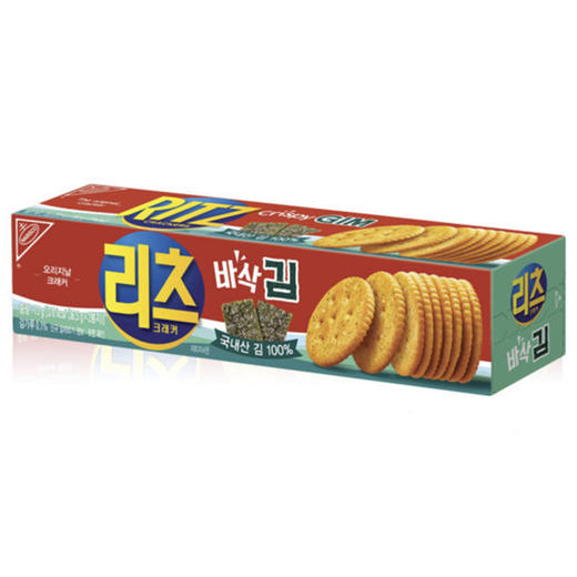 东西RITZ紫菜脆饼干73g동서 리츠 바삭김 크래커 商品图0