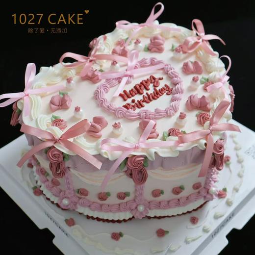 1027CAKE |   心形 复古花边 精致 蝴蝶结 商品图2