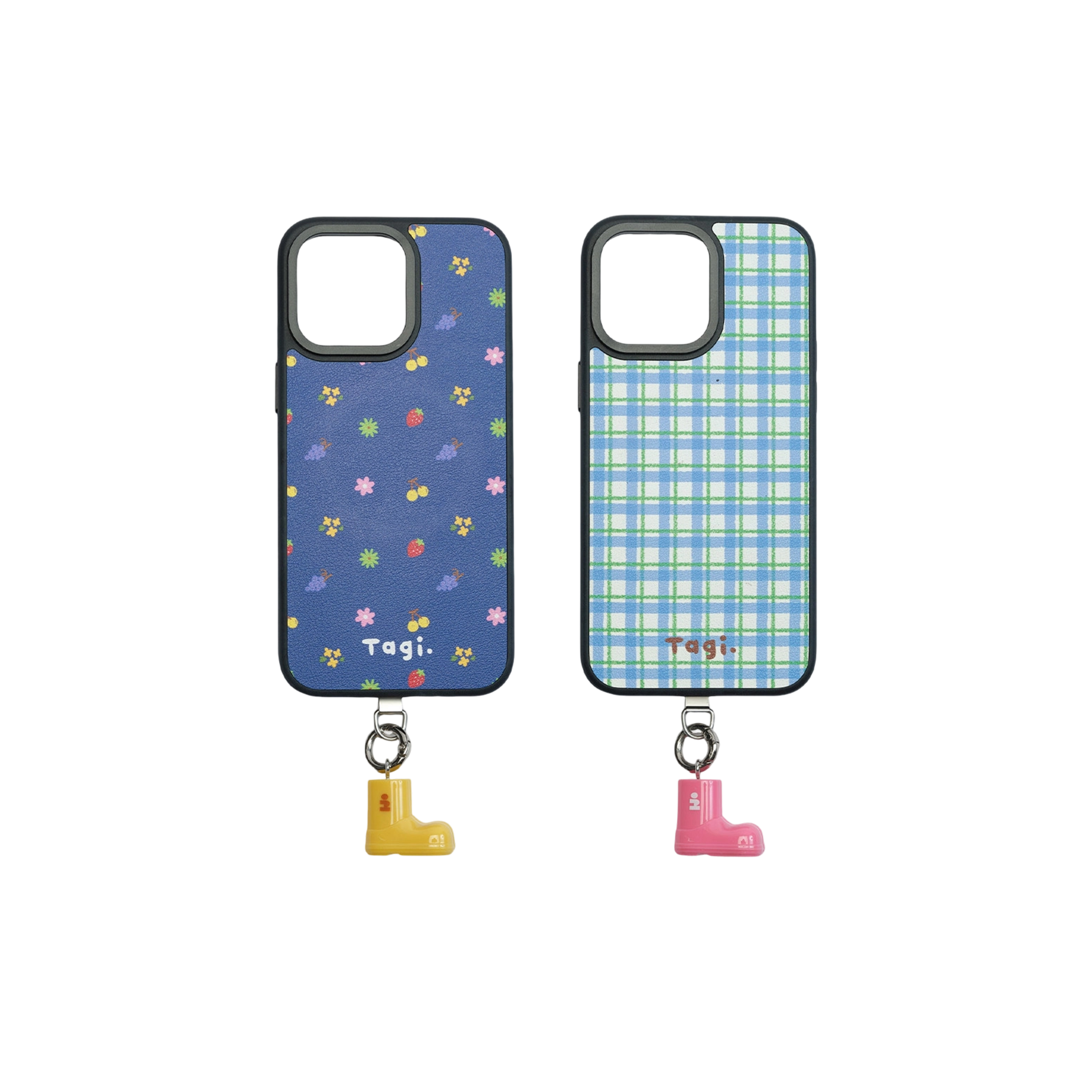 Tagi 换装游戏 磁吸手机壳 可爱磁吸防摔皮革手机壳适用于苹果