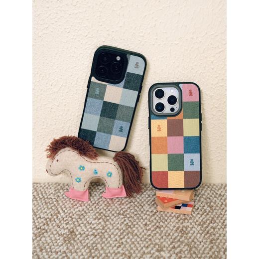 Tagi 想象格纹磁吸手机壳 苹果手机壳牛仔格纹皮质防摔创意磁吸保护套适用于iphone17 商品图5