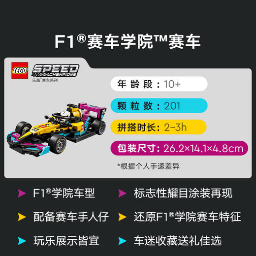 乐高LEGO F1学院赛车LEGC77258 商品图2
