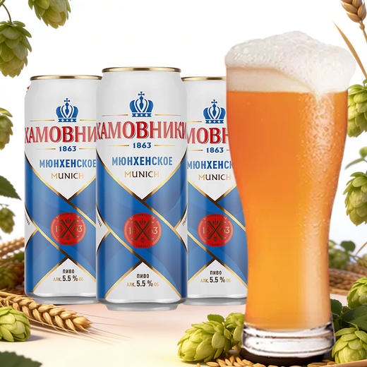 鸿迈（慕尼黑）精酿啤酒450毫升×10/盒 商品图3