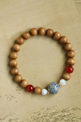 金丝楠原创【凝雨】手串8mm18颗