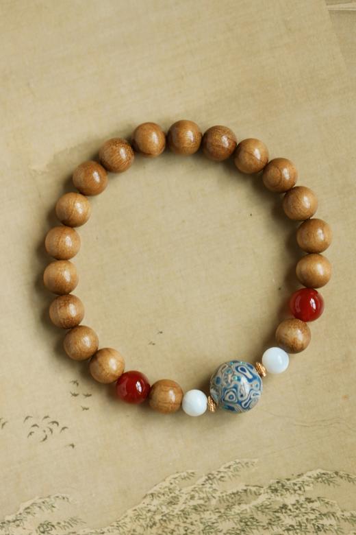 金丝楠原创【凝雨】手串8mm18颗 商品图0