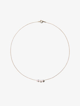 订购10周到｜Mizuki-Sea of Beauty-美丽之海 糖果 三颗 白色 Akoya珍珠 耳钉［美国设计师］