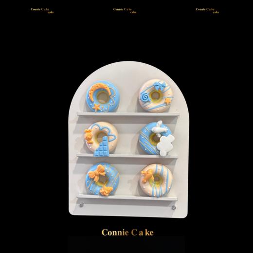 蓝系萌趣男孩生日蛋糕 商品图3