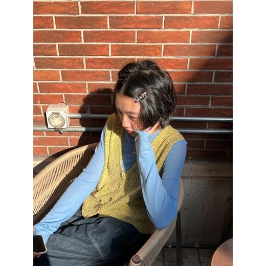 Tagi 金属鼓鼓小花刘海夹  小花边夹无痕鸭嘴夹刘海夹发卡 商品图3