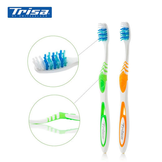 瑞士Trisa盈动健齿牙刷两支装-软毛 商品图5