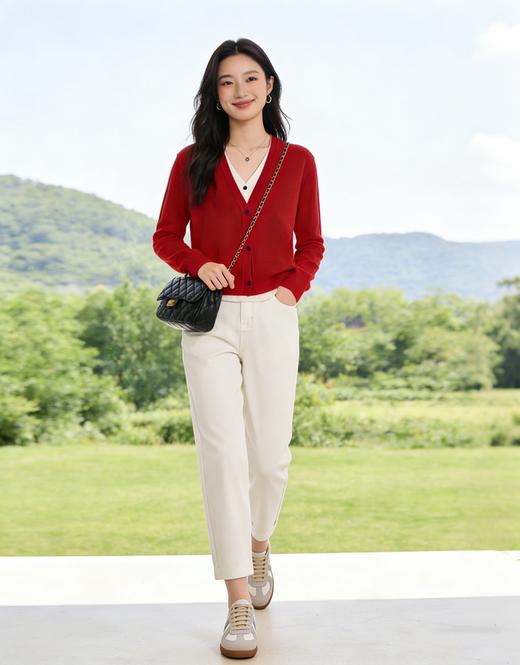 现货 臣禾	【白牛仔烟管裤】梨形身材BI备休闲裤老爹裤	9261060275 商品图7