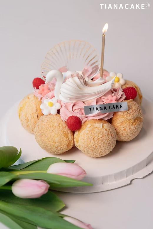 🦢梦境·天鹅堡 （五寸泡芙挞） 商品图8