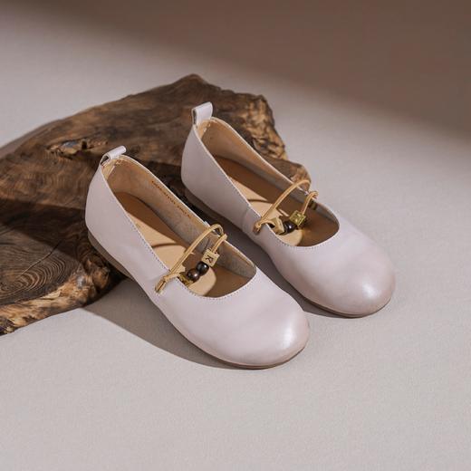 【牛皮革】西村名物2026年春季新款舒适平底软底软面浅口单鞋玛丽珍鞋X26AE16731 商品图2