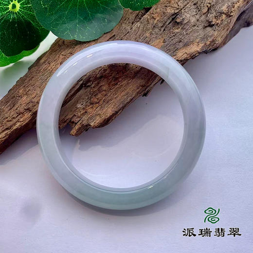 派瑞翡翠 翡翠手镯 糯种 绿色 飘花 商品图1