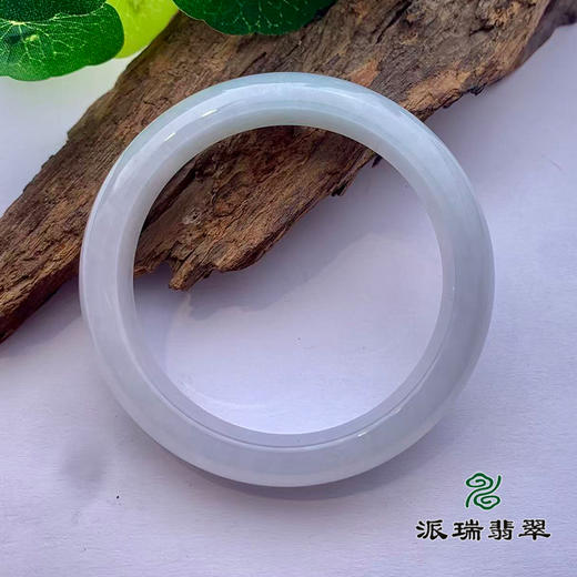派瑞翡翠 翡翠手镯 糯种 绿色 飘花 商品图1