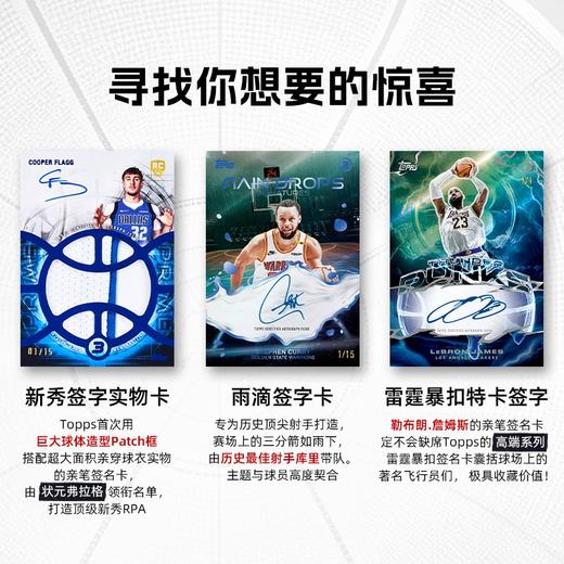 Topps NBA 2025/26 Three Hobby 篮球球星卡 商品图2