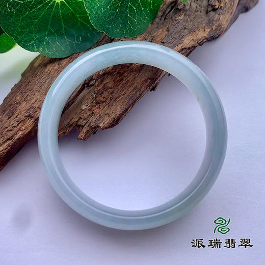 派瑞翡翠 翡翠手镯 糯种 绿色 飘花 商品图1
