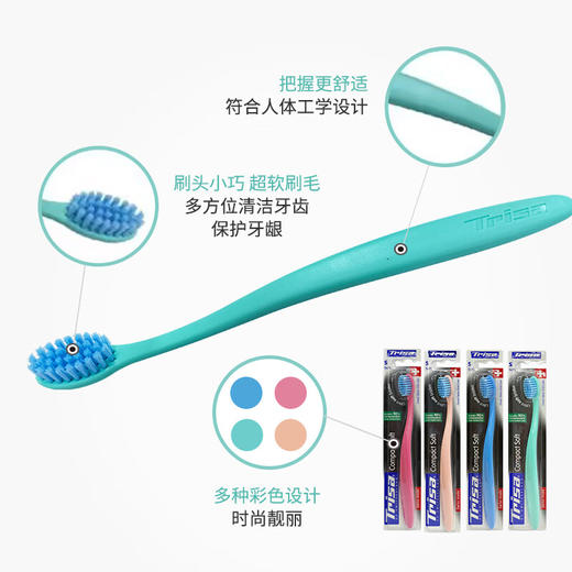 瑞士Trisa超柔倍护牙刷 商品图2