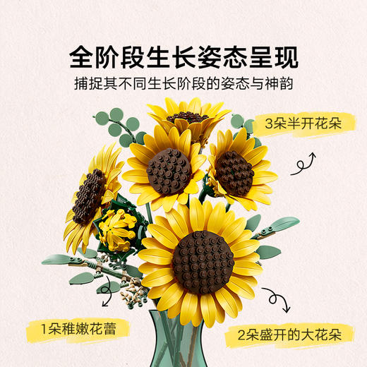 乐高LEGO 向日葵花束LEGC11502 商品图4