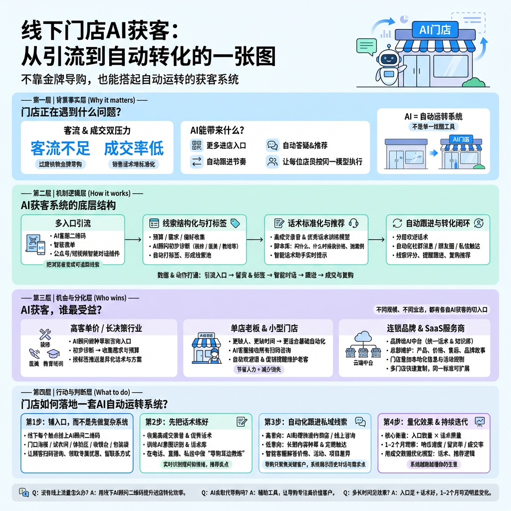 用AI为线下门店引流：怎么把流量导进来？