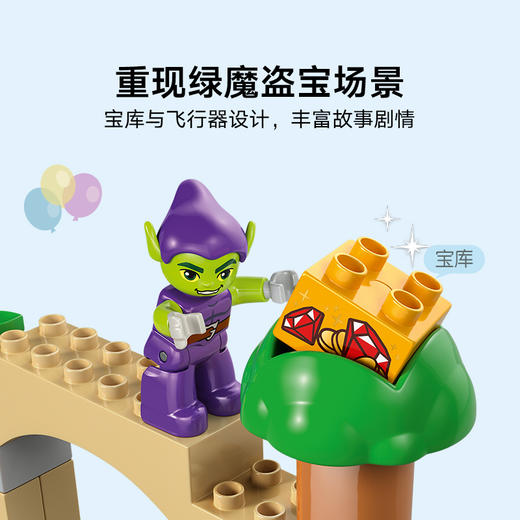 乐高LEGO 恐龙蜘蛛侠雷克斯大战绿魔LEGC10463 商品图3
