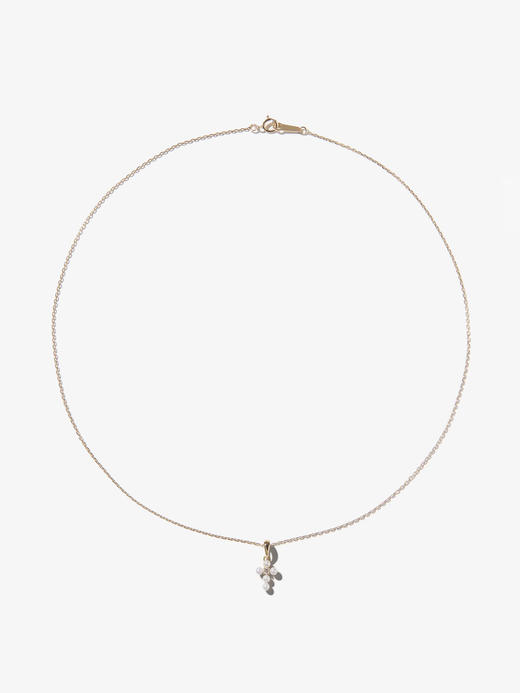 订购10周到｜Mizuki-Sea of Beauty-美丽之海 金色 钻石 珍珠 十字 项链［美国设计师］ 商品图0