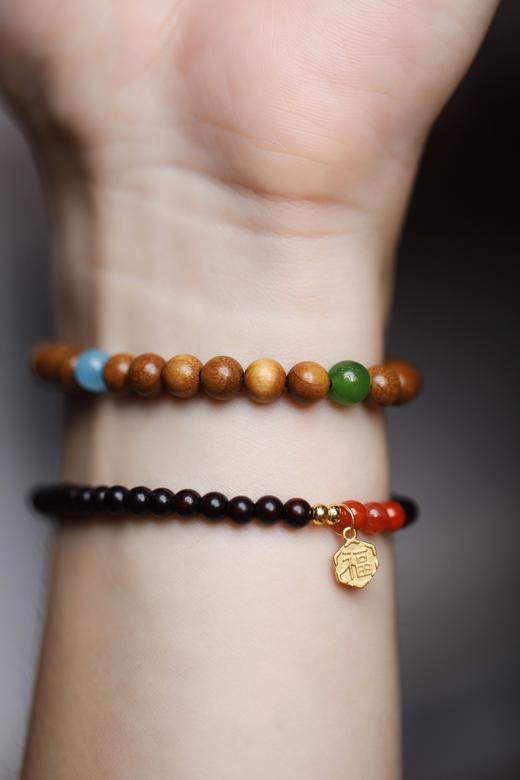 紫檀-金丝楠木【景诺】4mm 38颗6mm 24颗 商品图4