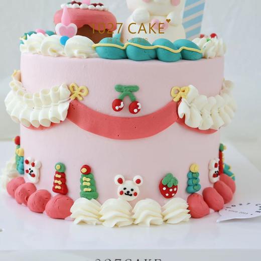 1027CAKE | 立体奶油霜小动物  小兔子 商品图1