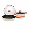 德世朗DFS-TZ936A锦“橙”精铁不粘锅两件套 商品缩略图1