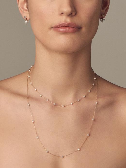 订购10周到｜Mizuki-Sea of Beauty-美丽之海 白色 Akoya珍珠 长款 项链［美国设计师］ 商品图1