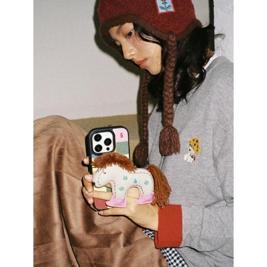 Tagi 想象格纹磁吸手机壳 苹果手机壳牛仔格纹皮质防摔创意磁吸保护套适用于iphone17 商品图4