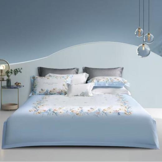 黛富妮长绒棉床单四件套-蝶韵 200*230 商品图0