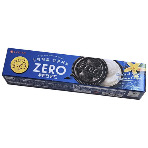 乐天ZERO巧克力夹心饼干96g롯데 제로 쿠앤크 샌드 商品图0