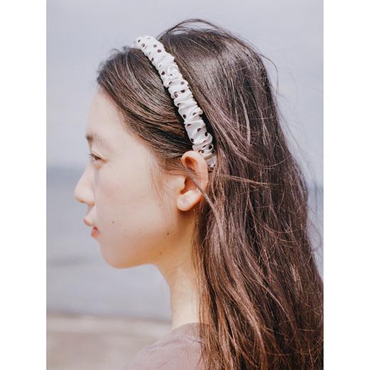 Tagi 想象褶皱发箍 褶皱布艺百搭多色甜美发箍碎花头箍发饰 商品图1