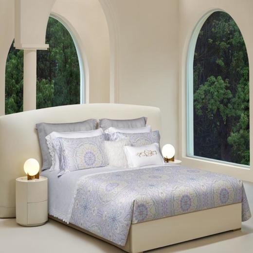 罗卡芙60贡缎印花四件套克罗托棉 200*230/240*240 商品图0