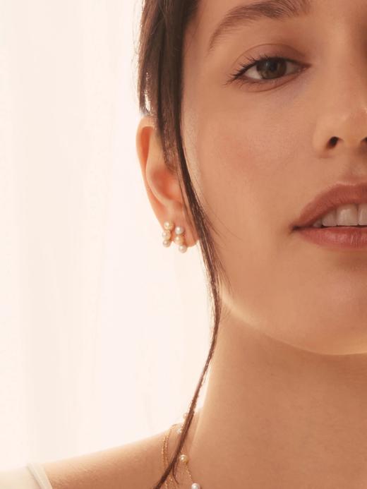 订购10周到｜Mizuki-Sea of Beauty-美丽之海 糖果 三颗 三色 Akoya珍珠 耳钉［美国设计师］ 商品图2