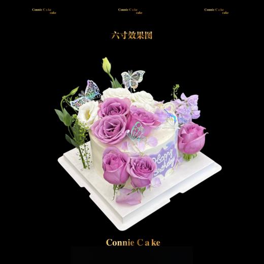 紫色鲜花海洋 女士蛋糕 商品图4