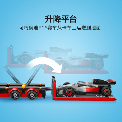 乐高LEGO F1® 运输卡车与奥迪F1® 赛车LEGC60493 商品图3