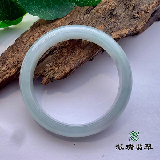 派瑞翡翠 翡翠手镯 糯种 绿色 飘花 商品图1