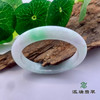 派瑞翡翠 翡翠手镯 糯种 绿色 飘花 商品缩略图0