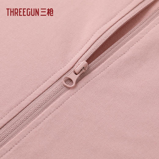 Threegun三枪 毛圈连帽女外套-T80128A01 商品图3