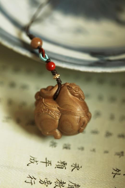 老山檀香|马上有钱挂件 商品图5