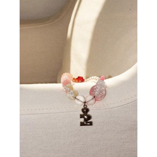 Tagi 青提小花手机链短款  限定耐磨手机链手工珠串挂链手腕短款防摔挂坠 商品图2