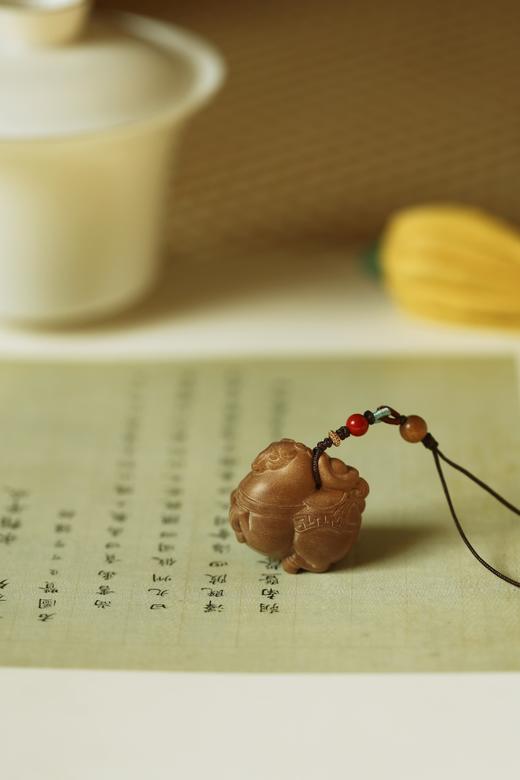 老山檀香|马上有钱挂件 商品图2