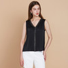 EITIE爱特爱夏季新款V领无袖简约小上衣7713413 商品缩略图8